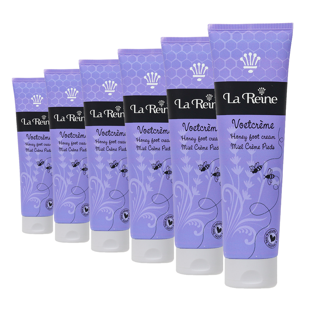 6 TUBES LA REINE VOETCRÈME 100 ML+ GRATIS VERZENDING